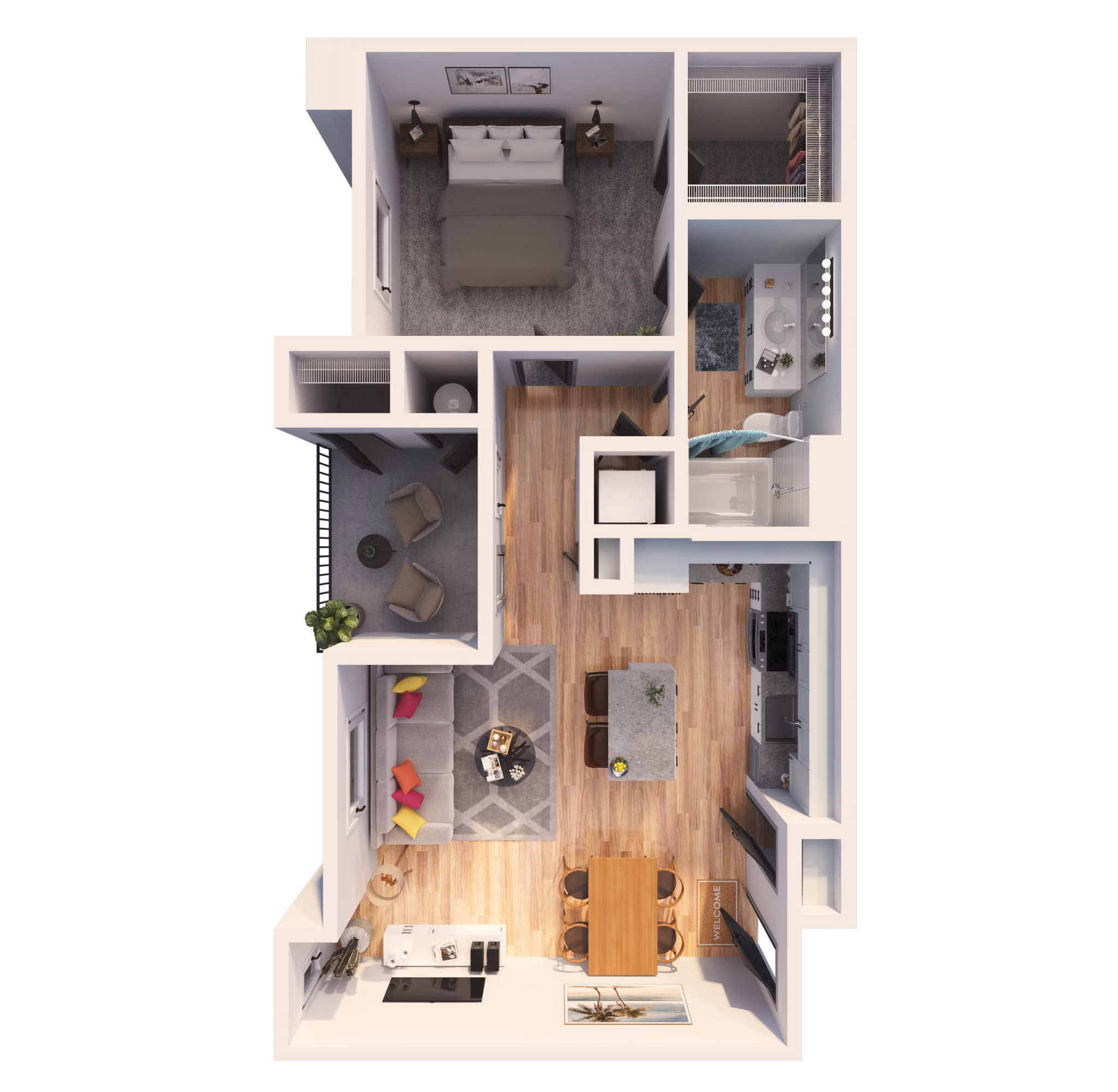 A10G floor plan at The Element