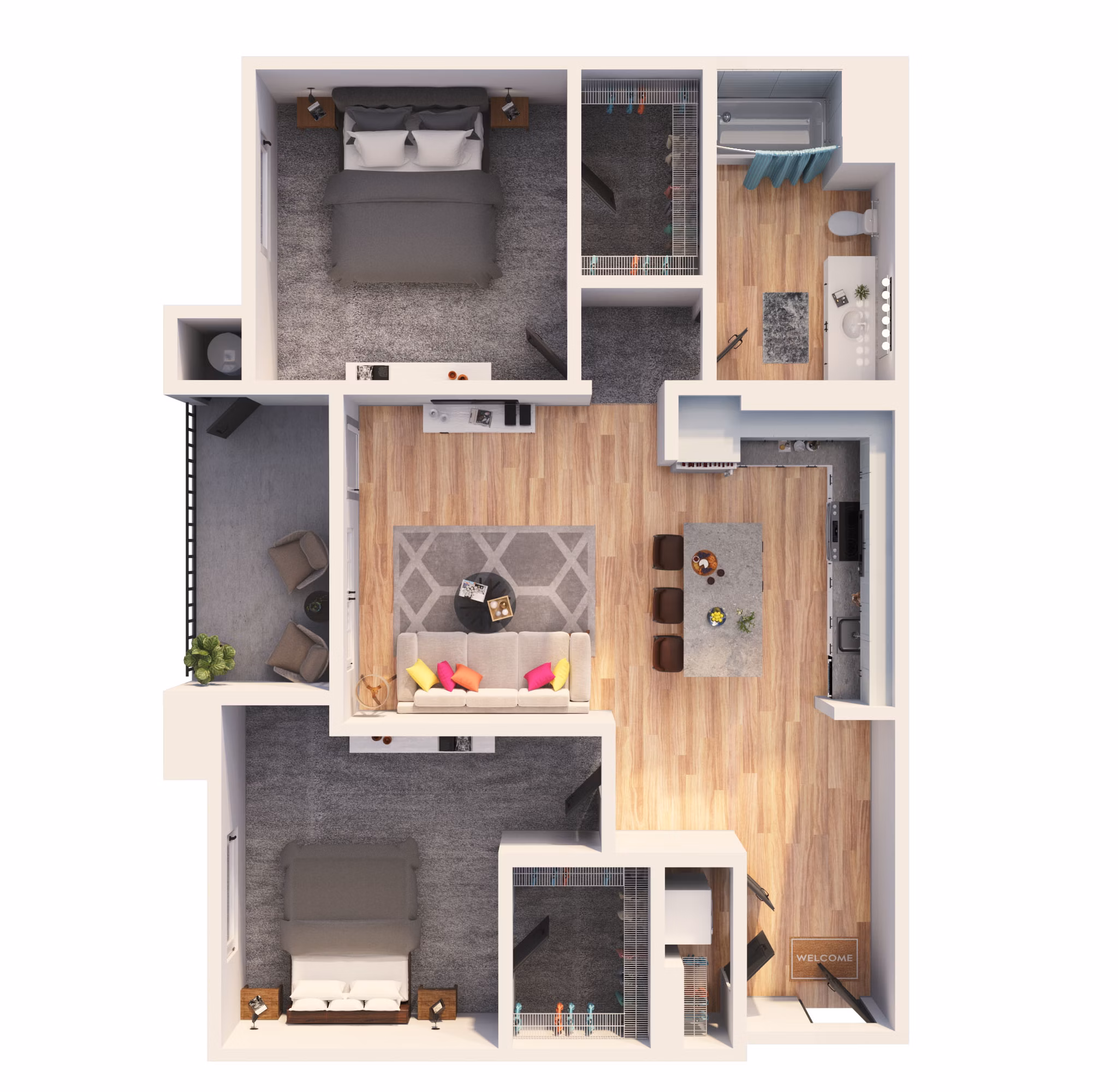 B20A floor plan at The Element