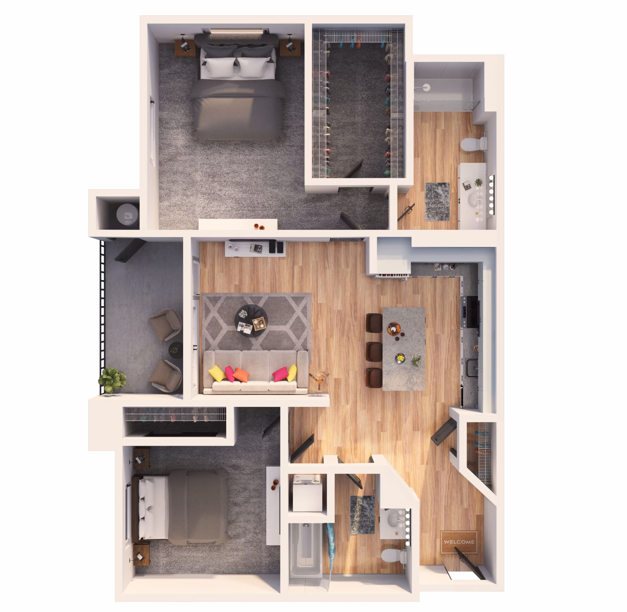 B20B floor plan at The Element