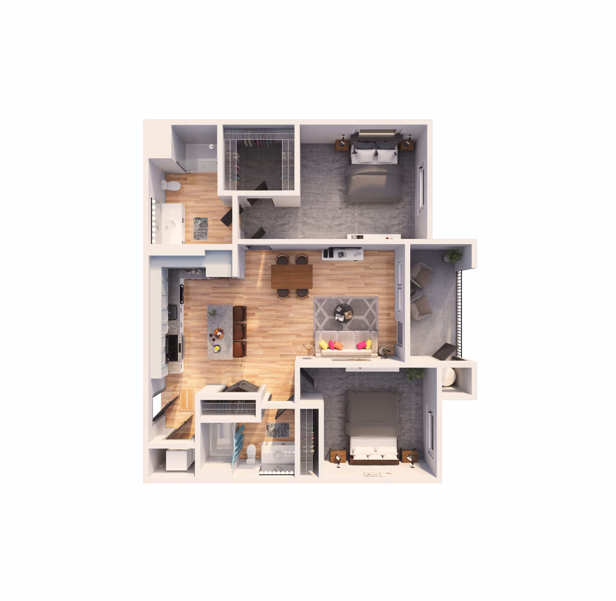 B20C floor plan at The Element