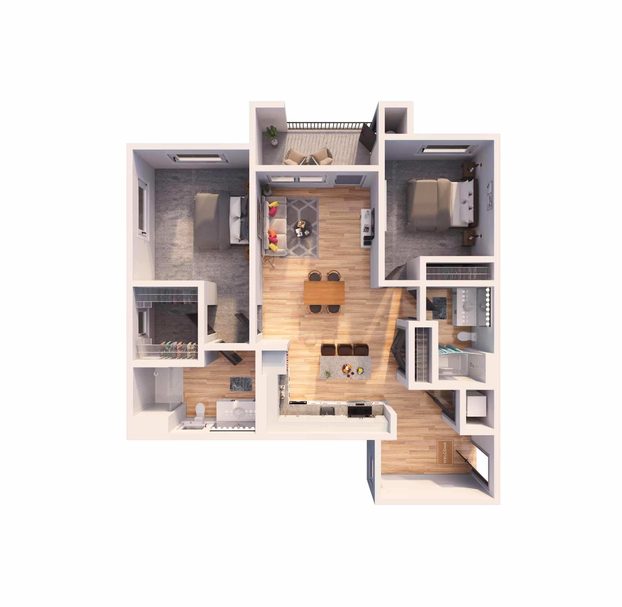 B20E floor plan at The Element