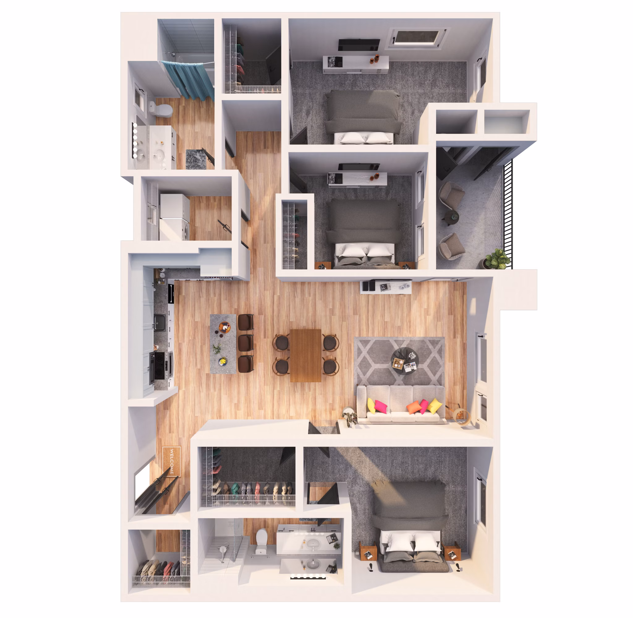 C20A floor plan at The Element