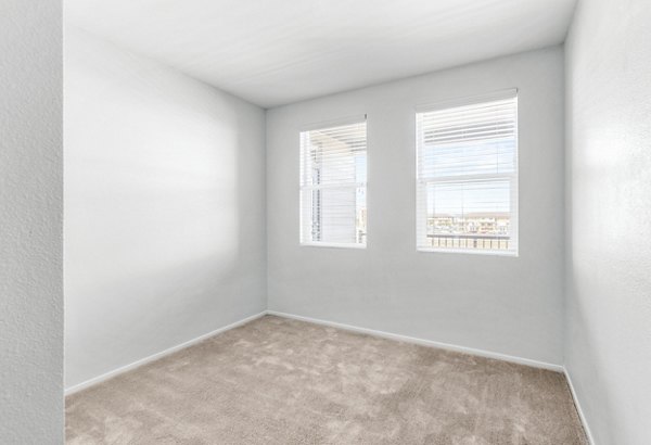 bedroom at The Element Apartments