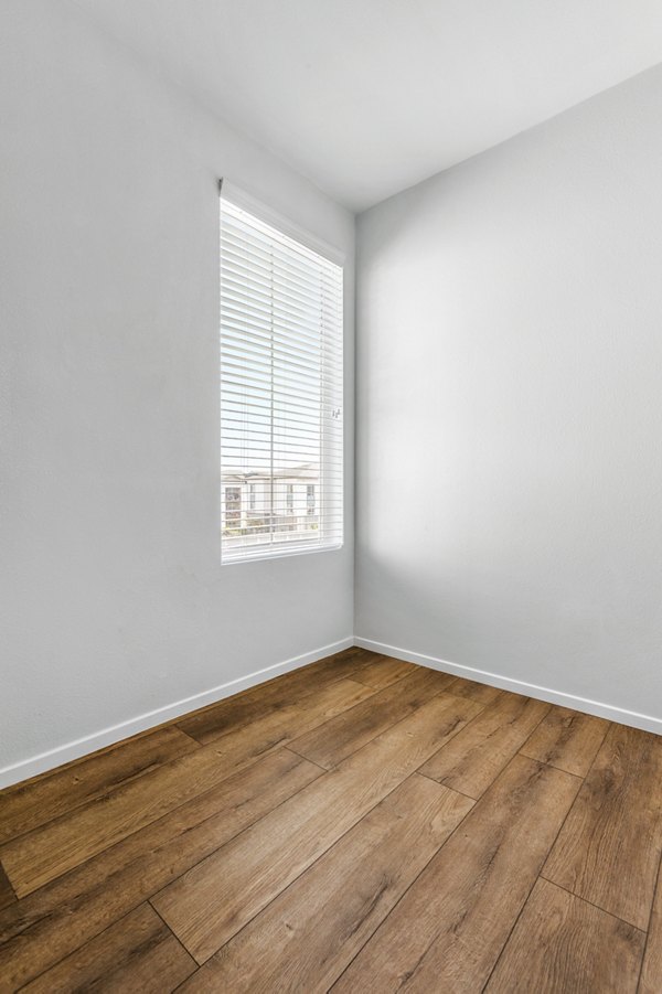 bedroom at The Element Apartments