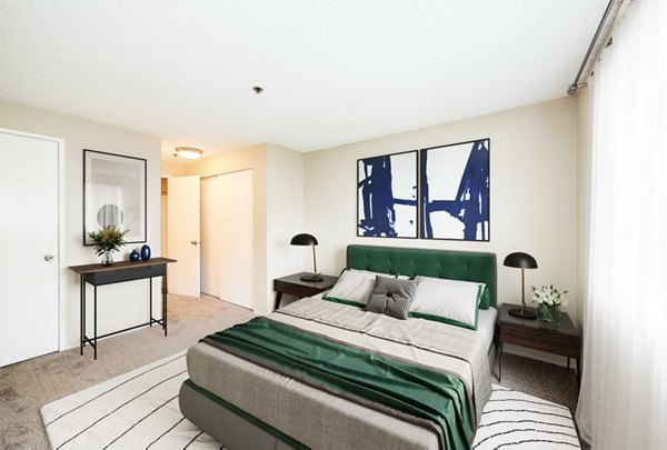 bedroom at Mallard Pointe at Riverbend Apartments