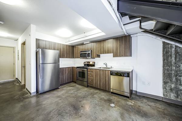 kitchen at Youngstown Flats Apartments