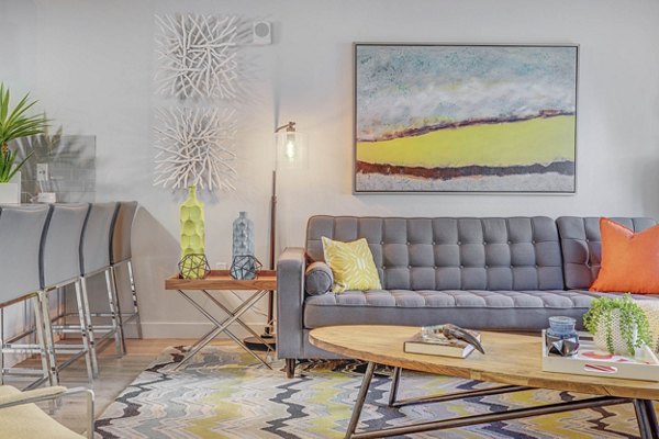 Modern clubhouse with stylish decor at The Calo Apartments
