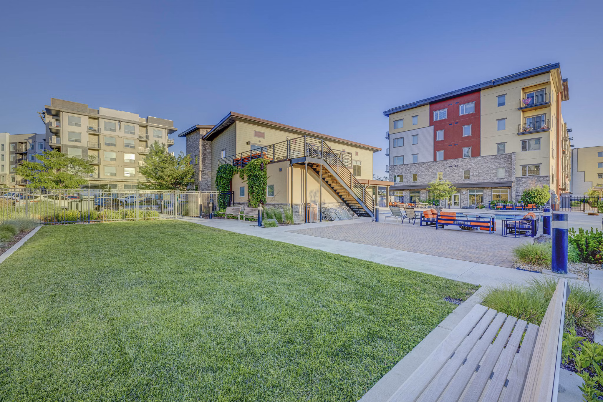 Dog park perfect for play at The Calo Apartments