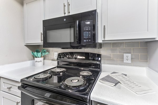 kitchen at 1408 Casitas Apartments