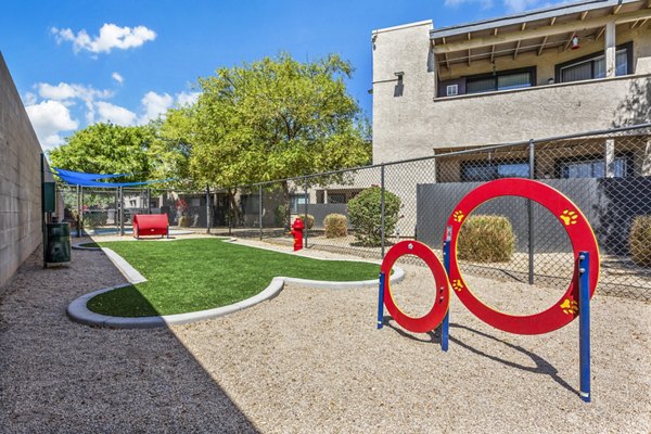 dog park at 1408 Casitas Apartments