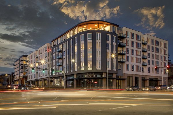 exterior at The Overland Apartments