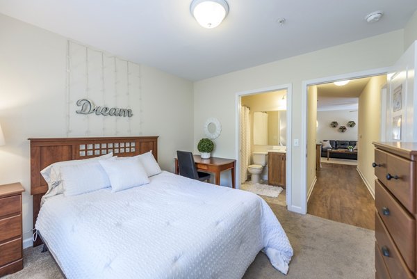 bedroom at Campus View Apartments