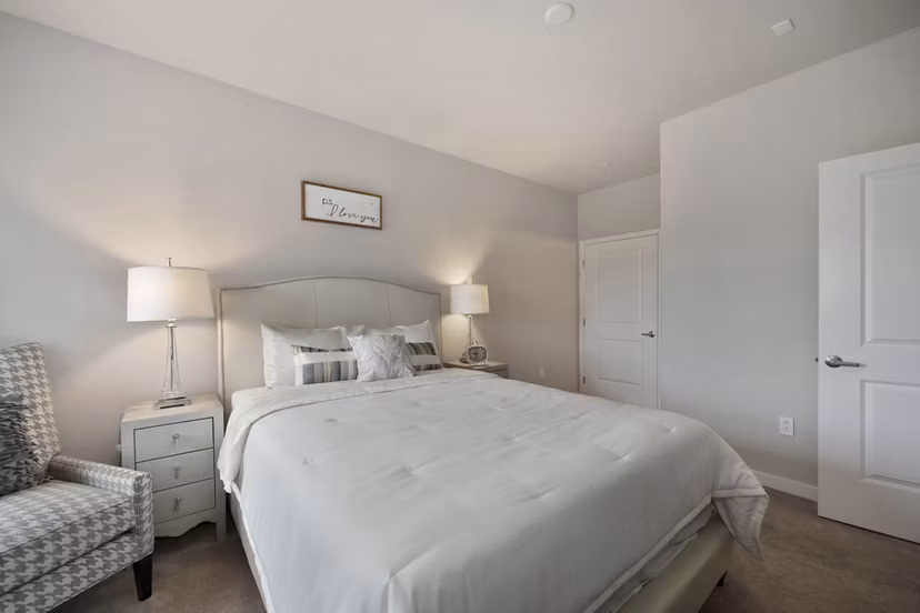 bedroom at Sereno Apartments