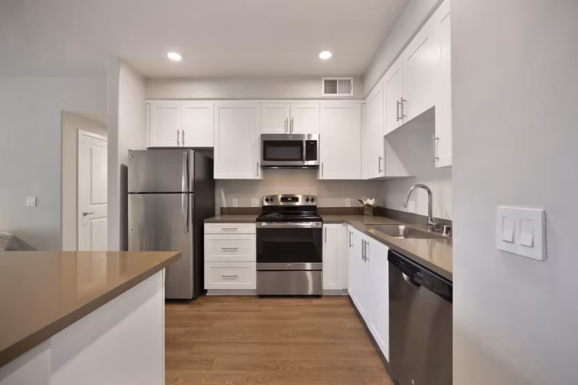 kitchen at Sereno Apartments