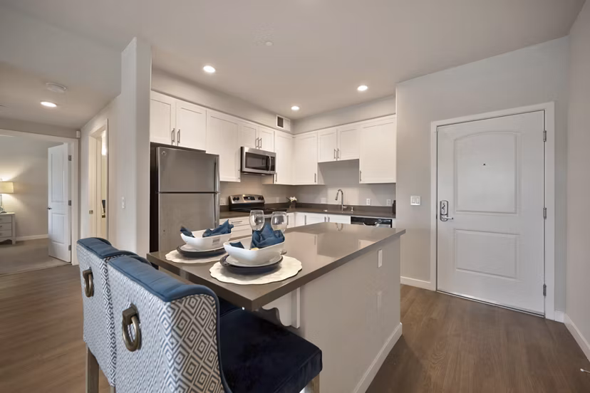kitchen at Sereno Apartments