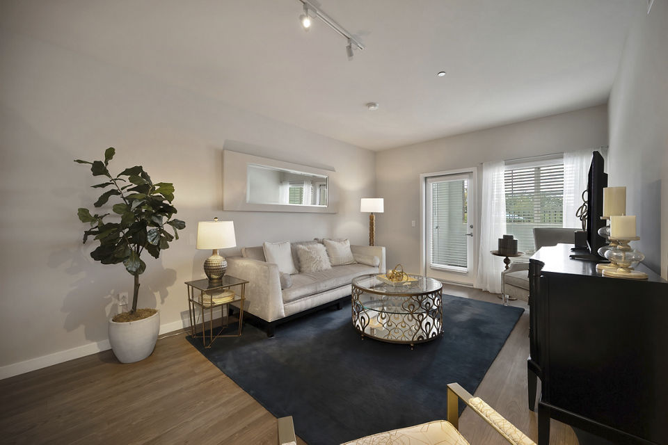living room at Sereno Apartments