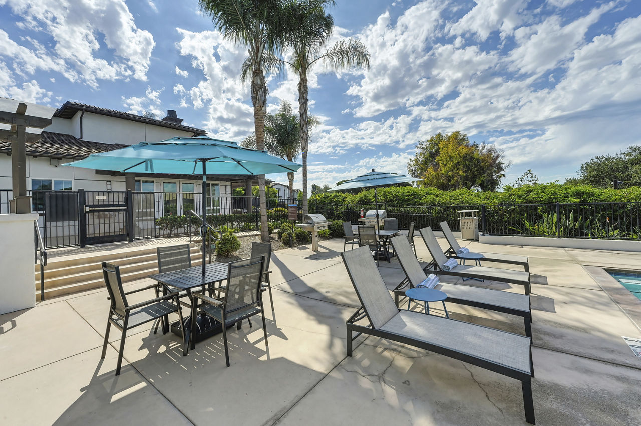 Grill area at Sereno
