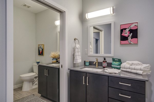 bathroom at FLATZ 602 Apartments