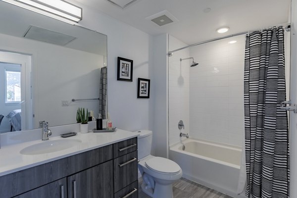 bathroom at Union 9Seventy Apartments