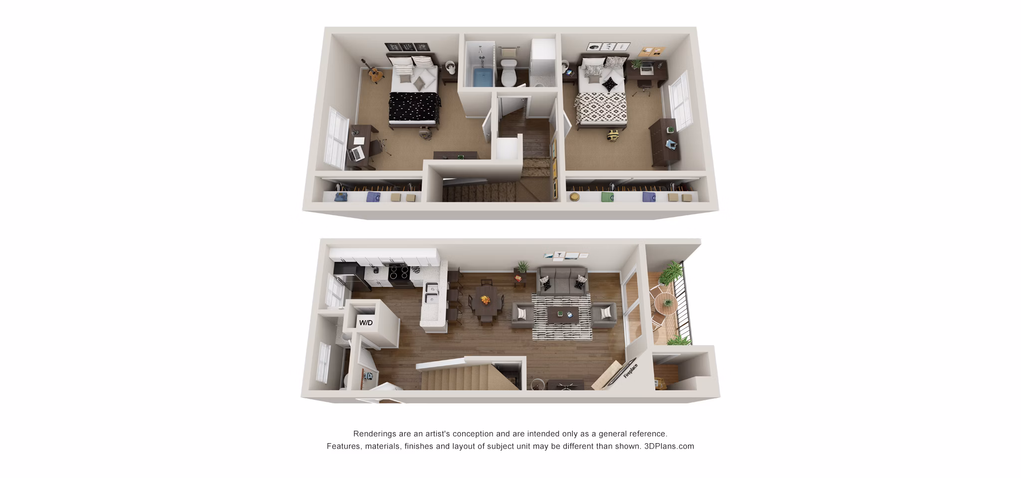 Fillmore floor plan at Union Baseline Apartments