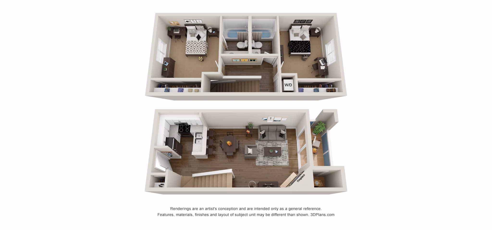 Ogden floor plan at Union Baseline Apartments