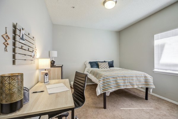 bedroom at Union Baseline Apartments