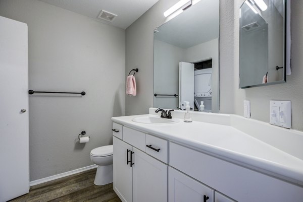 bathroom at Union Baseline Apartments
