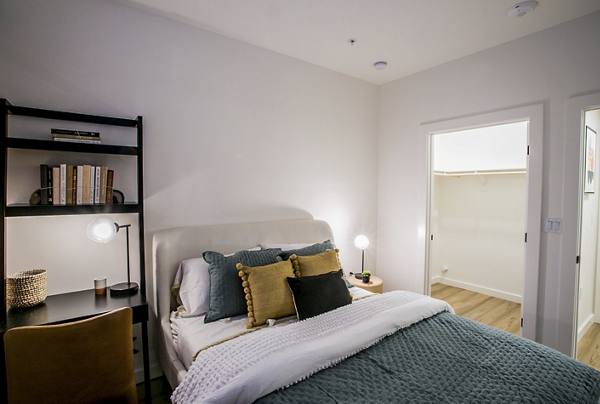 bedroom at Alma Apartments
