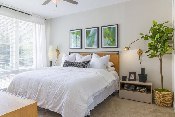 bedroom at The Cynwyd Apartments