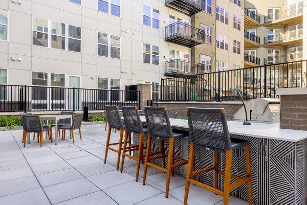 grill area at The Cynwyd Apartments