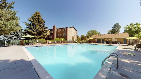 Resort-style swimming pool at Glen at the Park Apartments offering relaxation and leisure