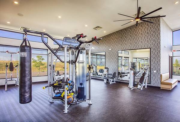 fitness center at Ascend at Horizon Uptown Apartments