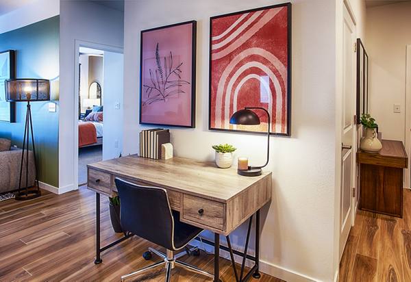living room/home office at Ascend at Horizon Uptown Apartments