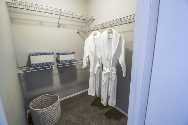 bedroom closet at The Retreat at Vista Lake Apartments