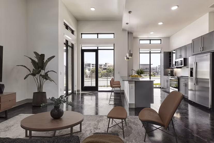 clubhouse at Alexan Riverside Apartments