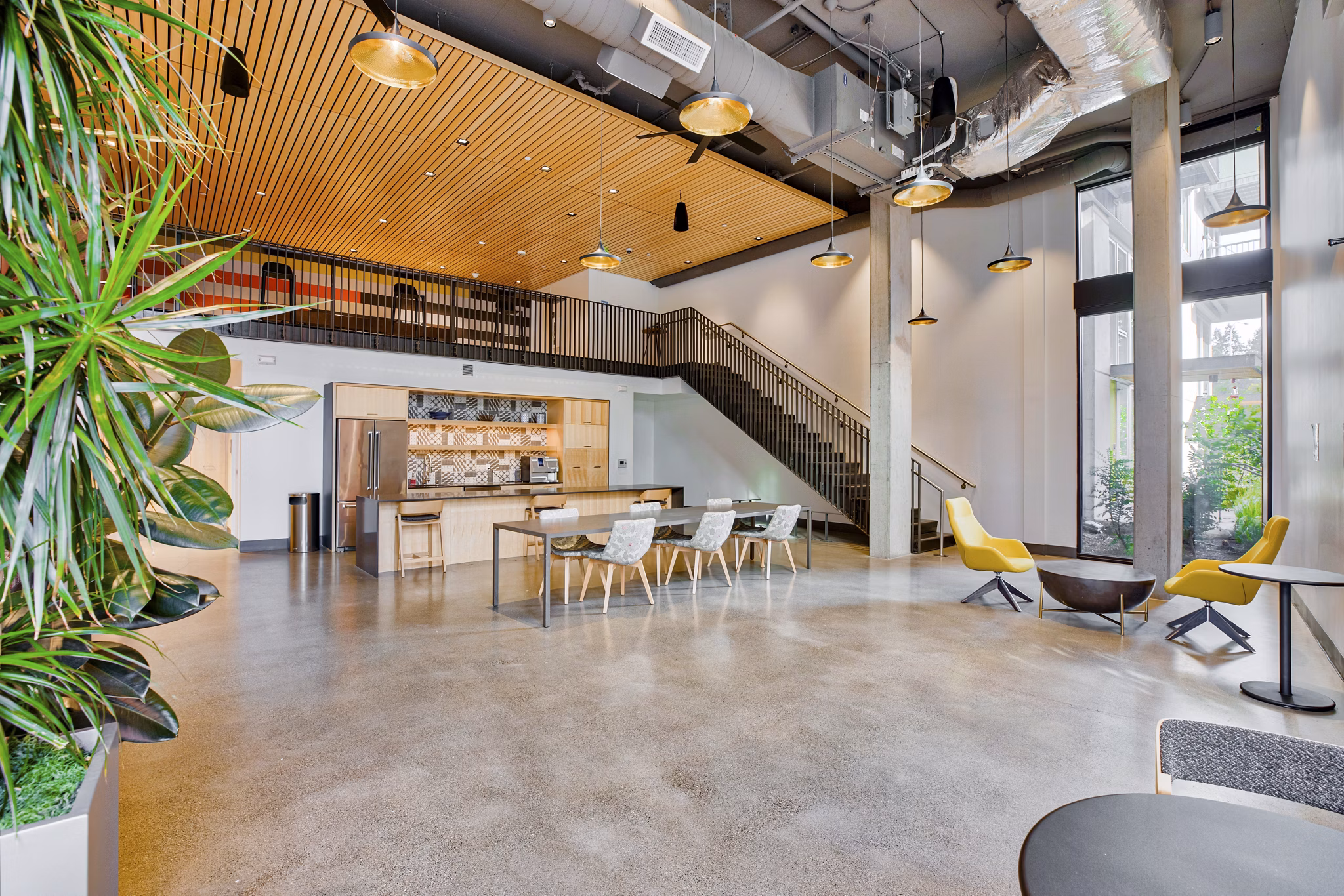 Clubhouse featuring modern design and comfortable seating at Arras Apartments