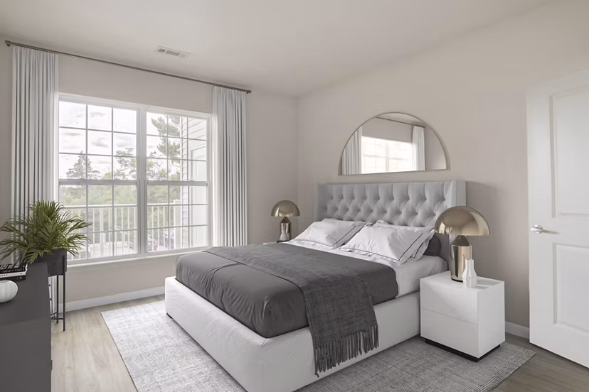 bedroom at Terraces on the Hudson Apartments