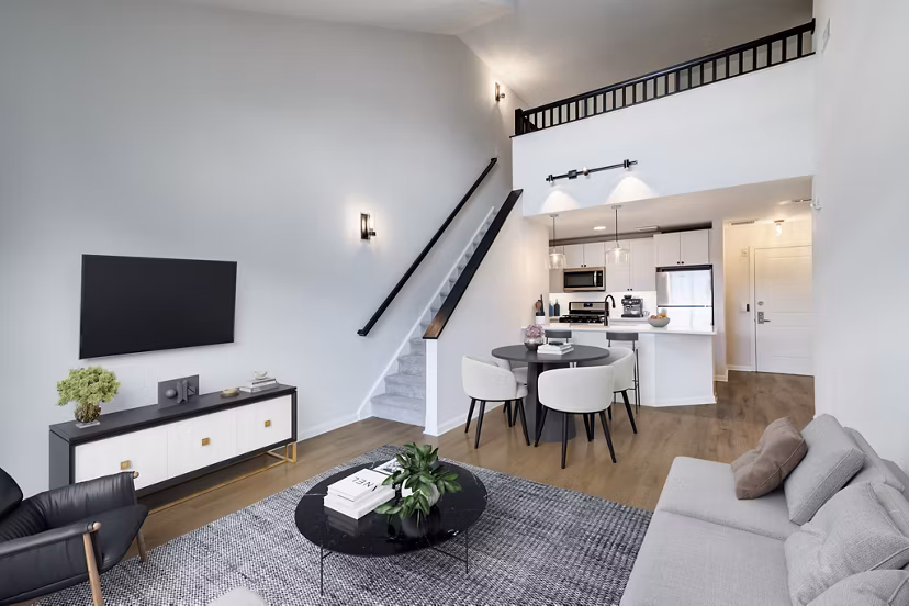living room at Terraces on the Hudson Apartments