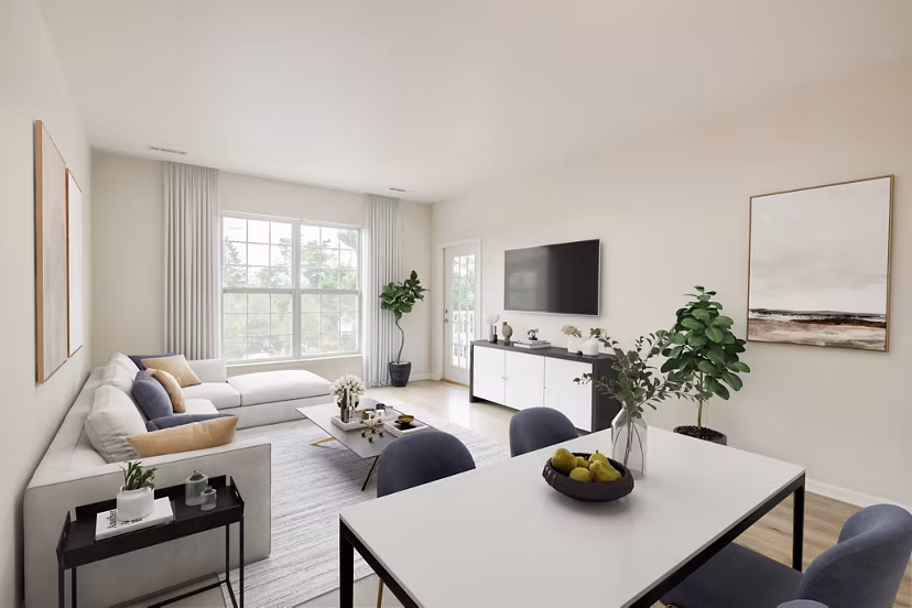 living room at Terraces on the Hudson Apartments