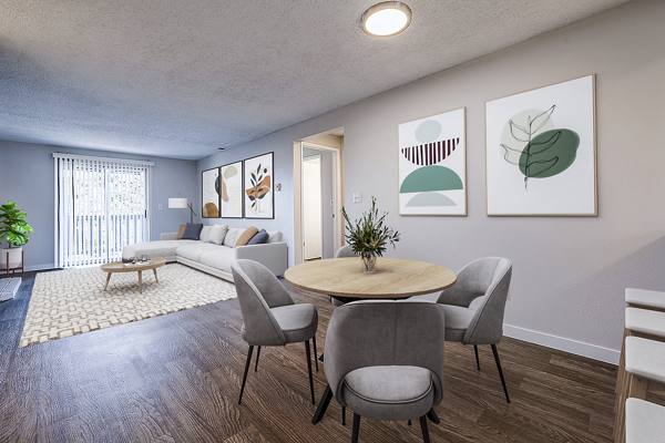 dining room at 1202 Pearl Apartments