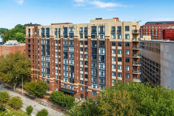 building/exterior at The Barton at Woodley Apartments