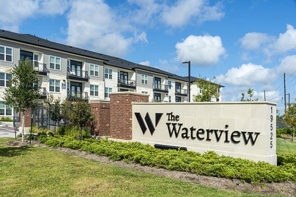 signage at The Waterview Apartments