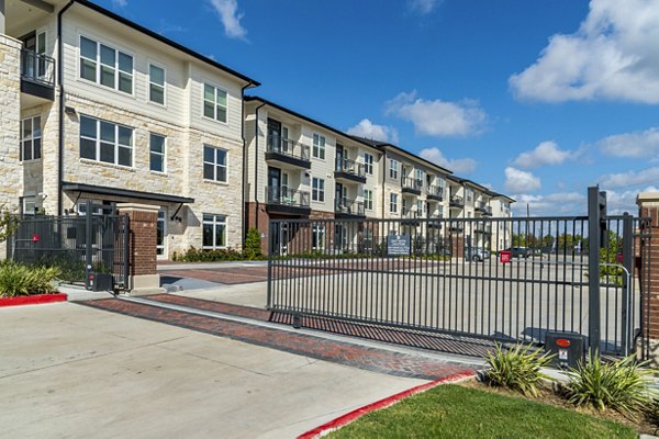 gate/building/exterior at The Waterview Apartments