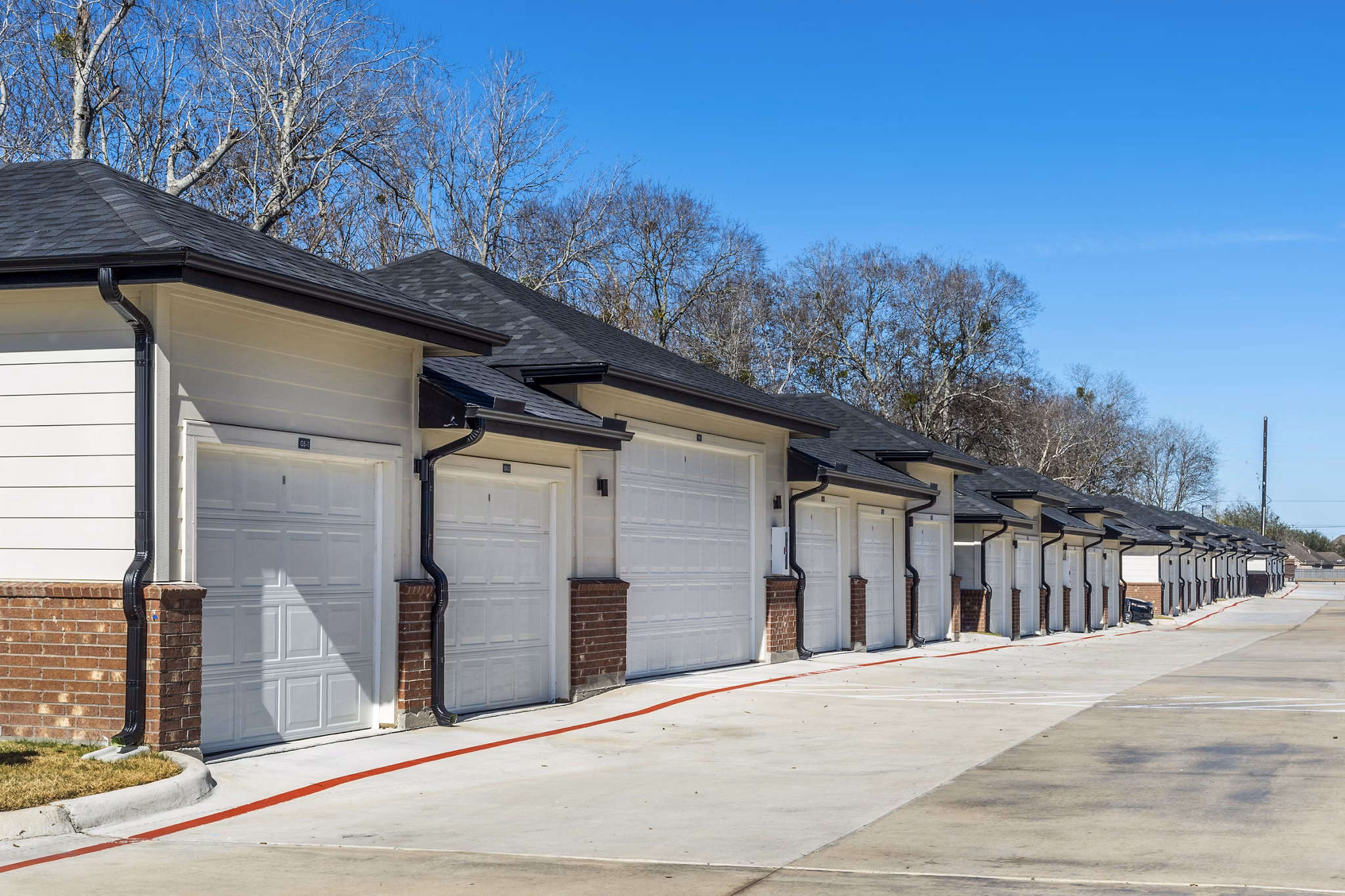 Covered parking available at The Waterview Apartments