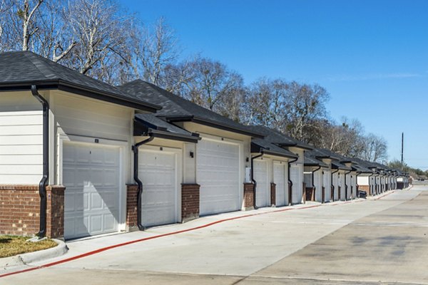 garage/covered parking at The Waterview Apartments