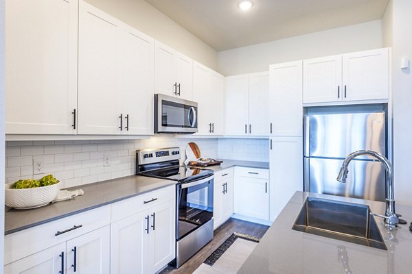 kitchen at The Waterview Apartments