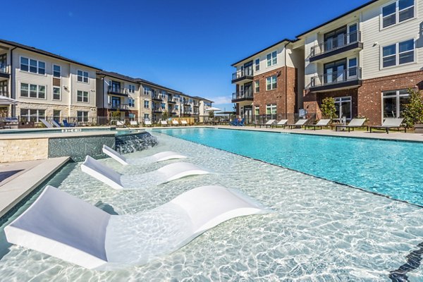 Rooftop pool with ocean views at The Waterview Apartments