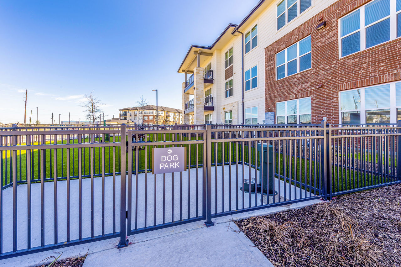 Dog park at The Waterview