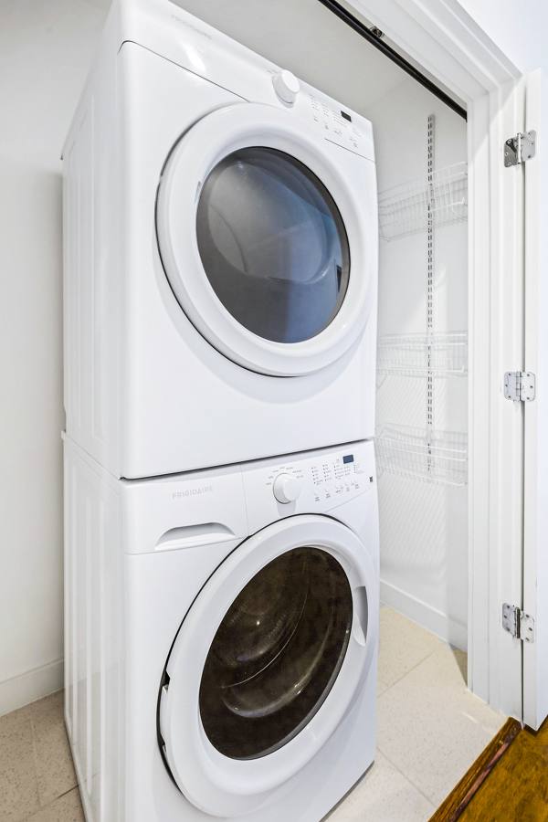 laundry room at Meridia Apartments