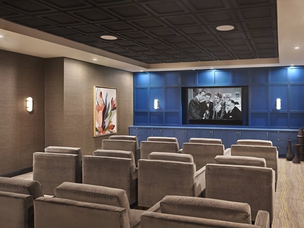 theater at Icon Riverwalk Apartments